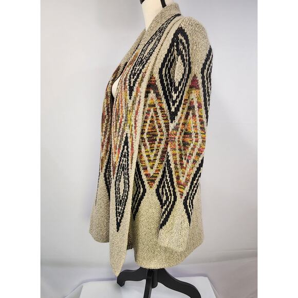 Woven Heart Boho Sweater M - Picture 3 of 7
